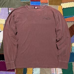 Vintage KAVU 90s Faded Red Long Sleeve Shirt Large